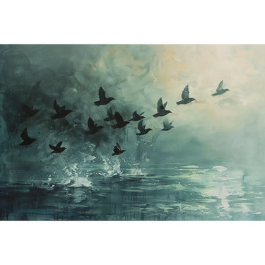 Bird Abstract Acrylic Canvas